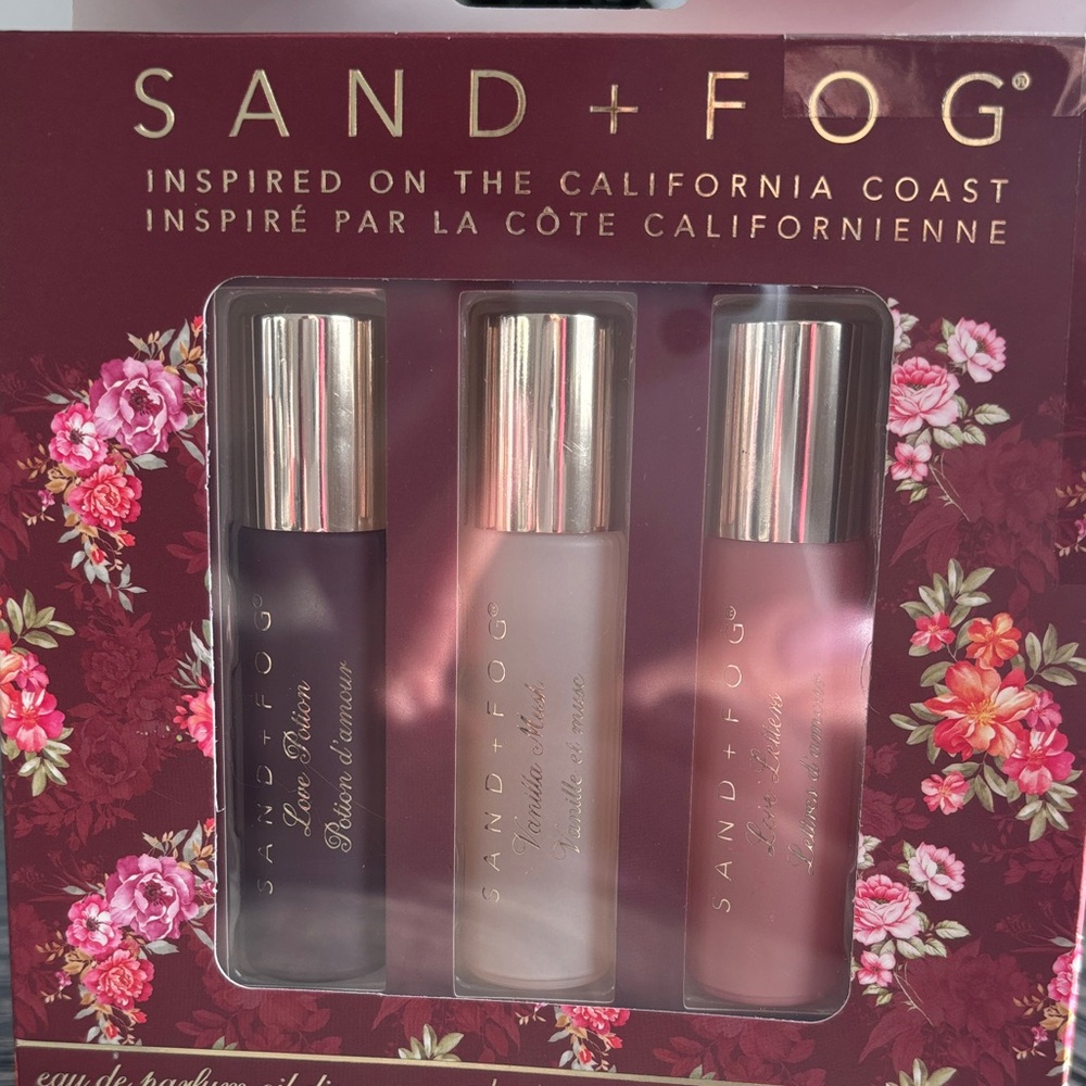 Sand + Fog Women's Fragrance Trio - Purple, Pink, Cream